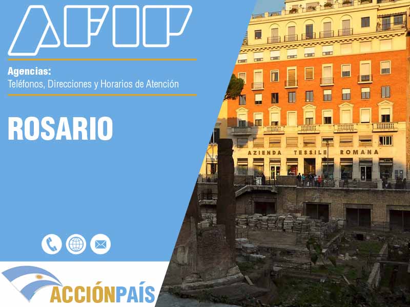 Agencias AFIP en Rosario - Telfonos y Horarios de Atencin