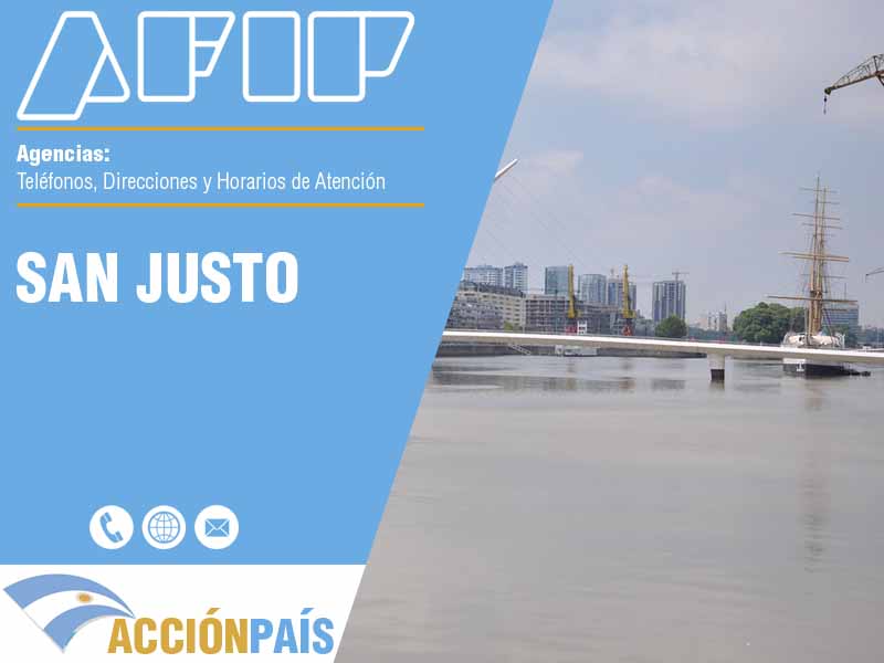 Agencias AFIP en San Justo - Telfonos y Horarios de Atencin