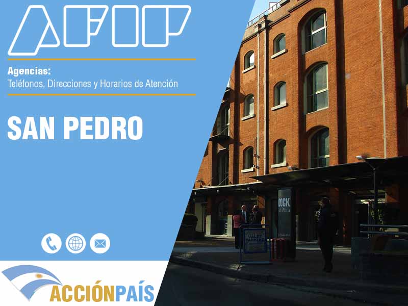 Agencias AFIP en San Pedro - Telfonos y Horarios de Atencin