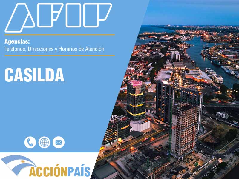 Agencias AFIP en Casilda - Telfonos y Horarios de Atencin