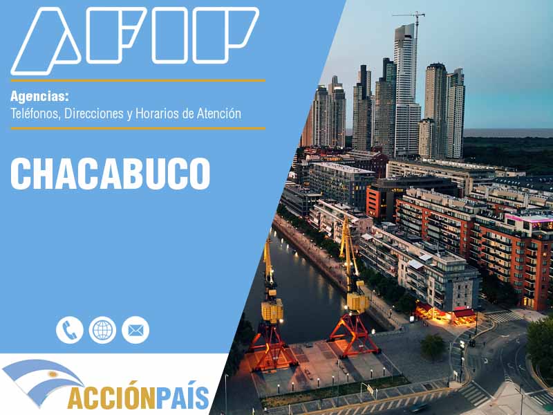 Agencias AFIP en Chacabuco - Telfonos y Horarios de Atencin