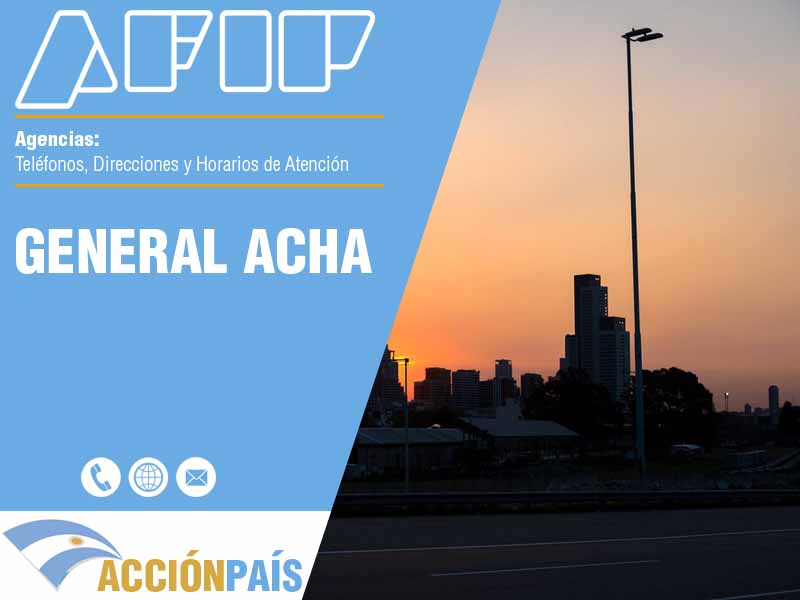 Agencias AFIP en General Acha - Telfonos y Horarios de Atencin