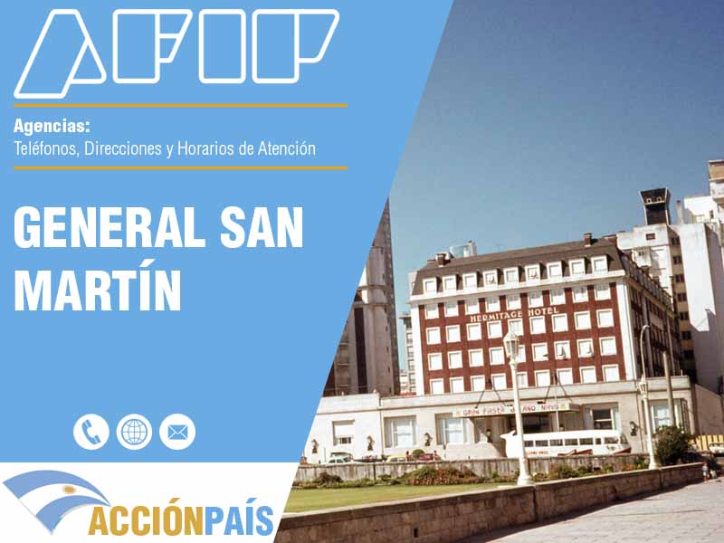 Agencias AFIP en General San Martín - Telfonos y Horarios de Atencin