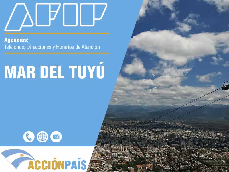 Agencias AFIP en Mar del Tuyú - Telfonos y Horarios de Atencin