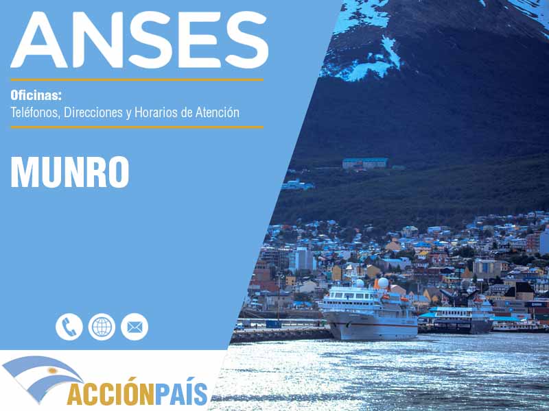 Oficinas Anses en Munro - Telfonos y Horarios