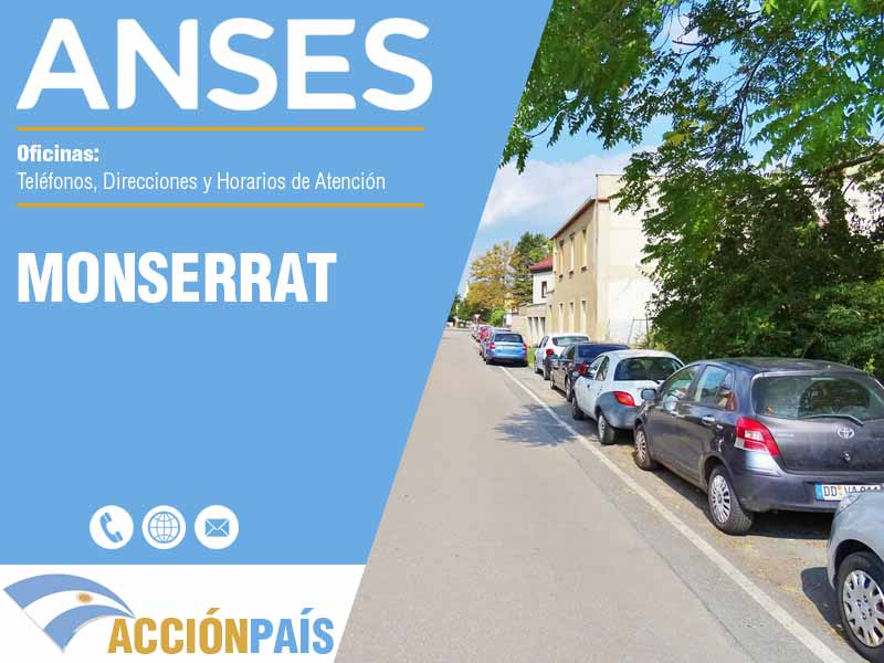 Oficinas Anses en Monserrat - Telfonos y Horarios