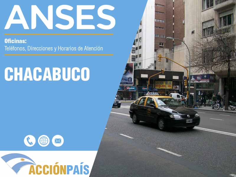 Oficinas Anses en Chacabuco - Telfonos y Horarios