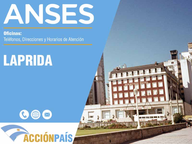 Oficinas Anses en Laprida - Telfonos y Horarios