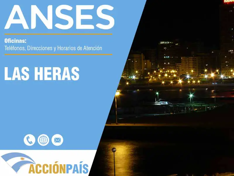 Oficinas Anses en Las Heras - Telfonos y Horarios
