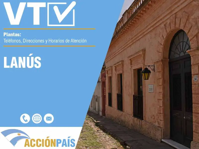 Plantas VTV en Lanús - Telfonos y Horarios