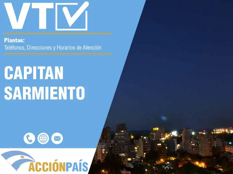 Plantas VTV en Capitan Sarmiento - Telfonos y Horarios