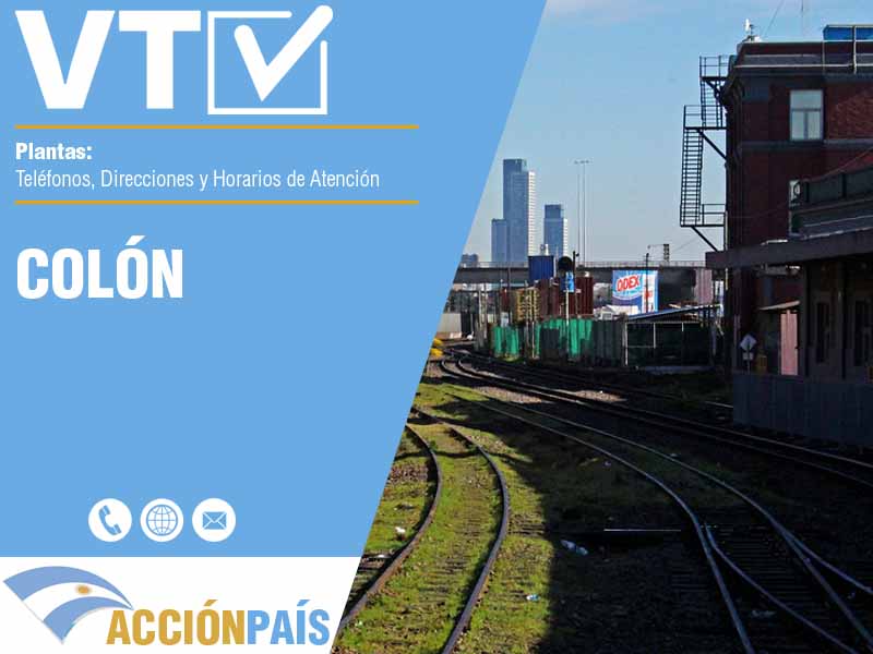 Plantas VTV en Colón - Telfonos y Horarios