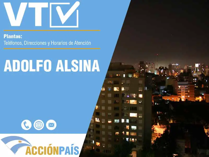 Plantas VTV en Adolfo Alsina - Telfonos y Horarios
