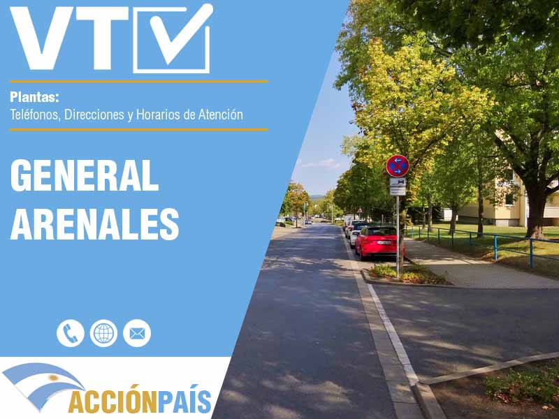 Plantas VTV en General Arenales - Telfonos y Horarios