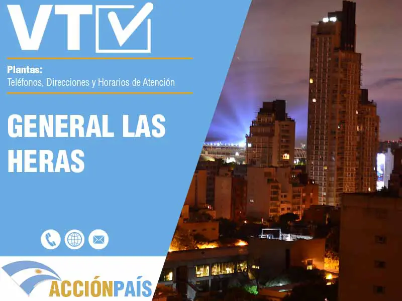 Plantas VTV en General Las Heras - Telfonos y Horarios