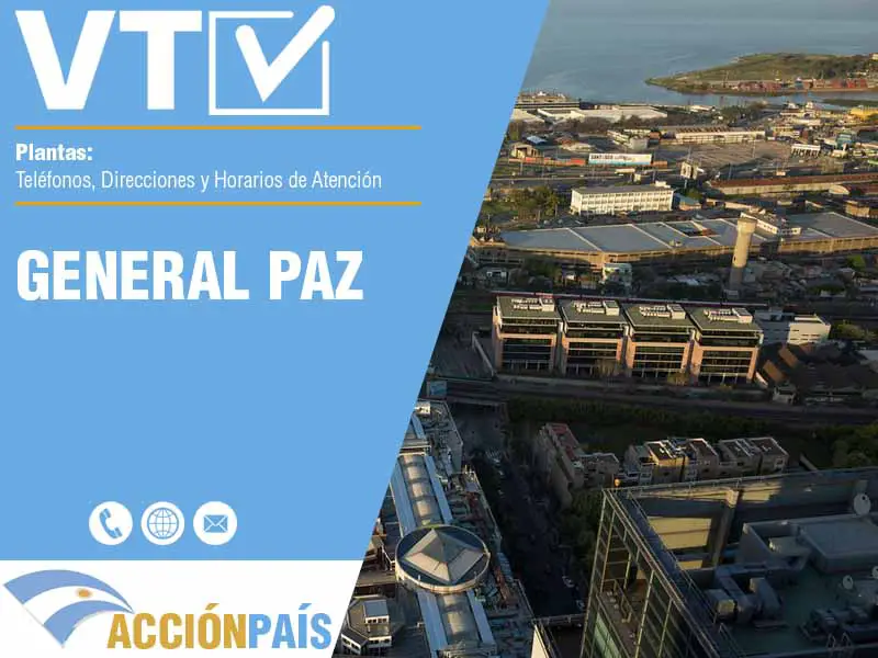 Plantas VTV en General Paz - Telfonos y Horarios
