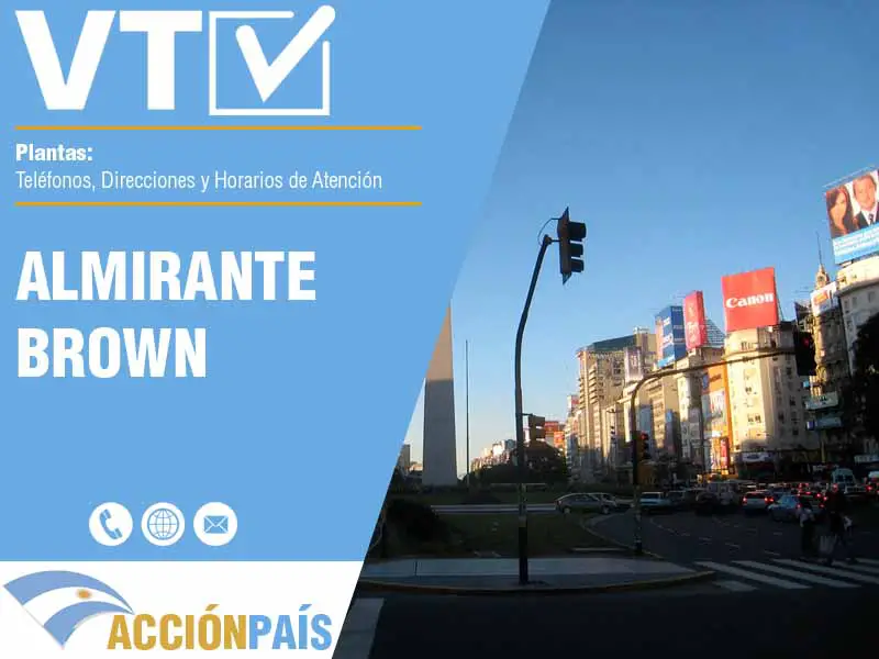 Plantas VTV en Almirante Brown - Telfonos y Horarios