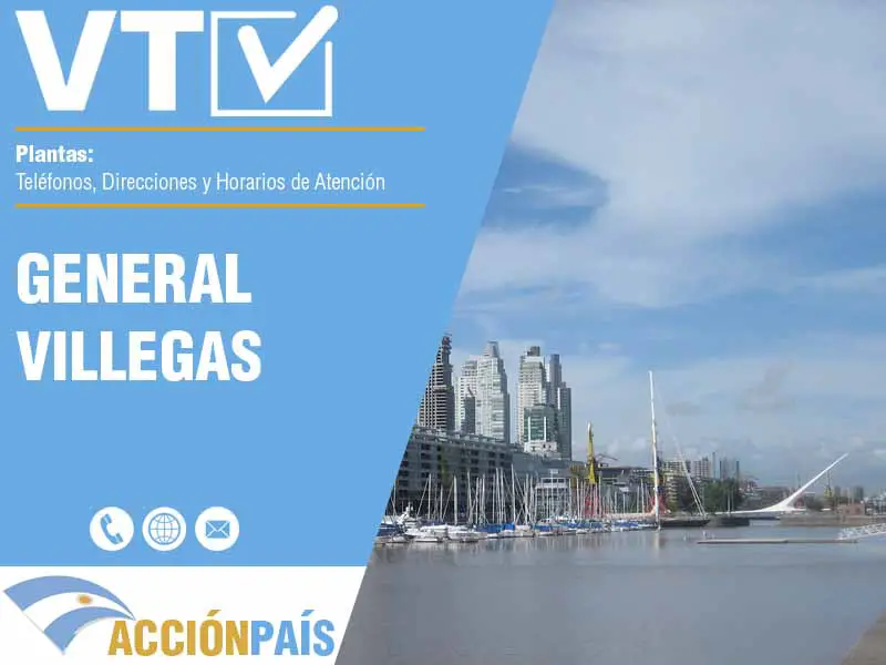 Plantas VTV en General Villegas - Telfonos y Horarios