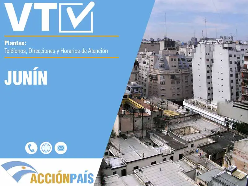Plantas VTV en Junín - Telfonos y Horarios