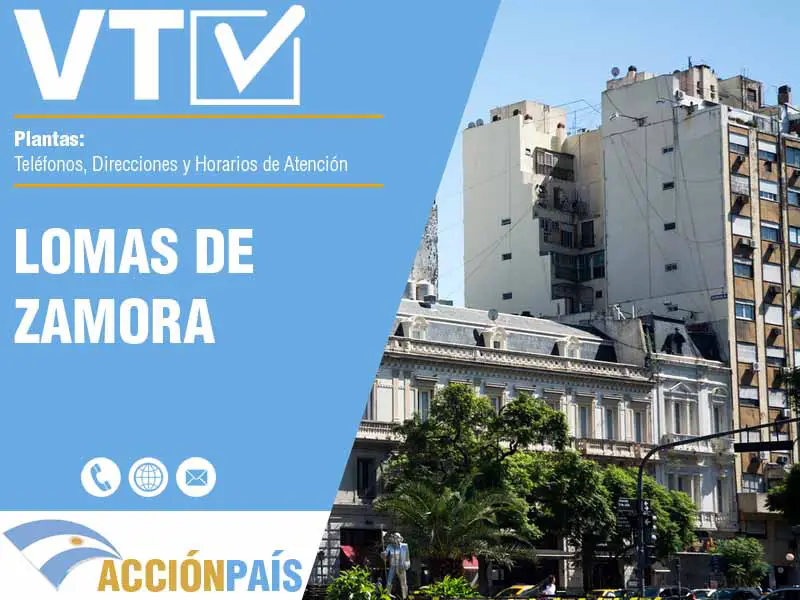 Plantas VTV en Lomas de Zamora - Telfonos y Horarios