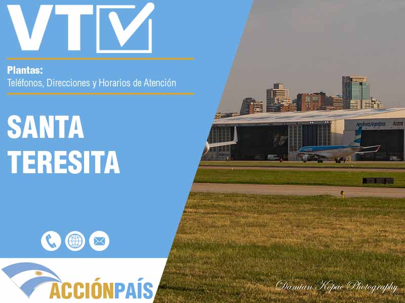Plantas VTV en Santa Teresita - Telfonos y Horarios