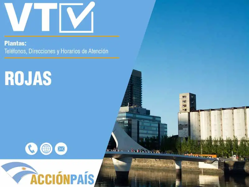 Plantas VTV en Rojas - Telfonos y Horarios