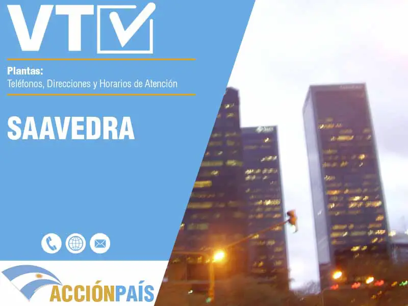 Plantas VTV en Saavedra - Telfonos y Horarios