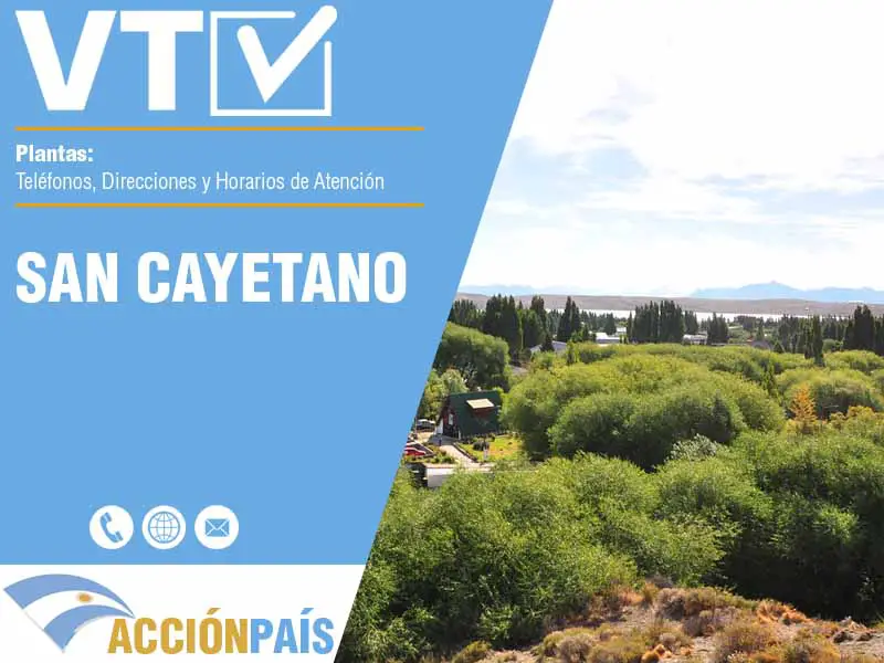 Plantas VTV en San Cayetano - Telfonos y Horarios