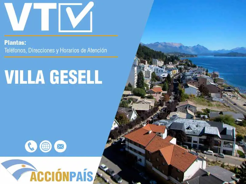 Plantas VTV en Villa Gesell - Telfonos y Horarios