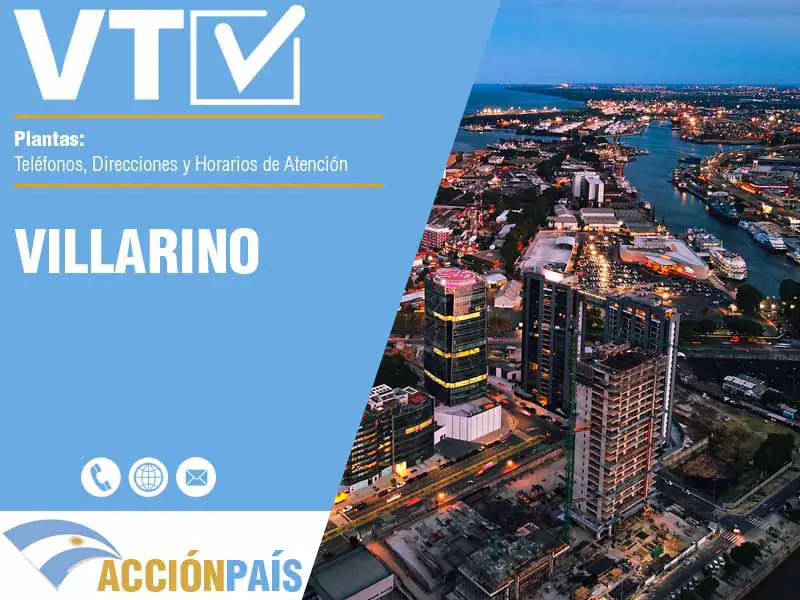 Plantas VTV en Villarino - Telfonos y Horarios
