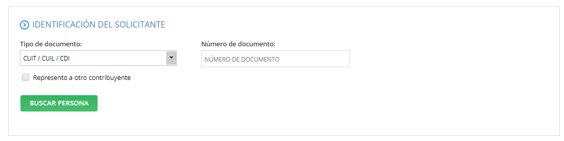 Identificarse con documento en el Sistema de Turnos AFIP